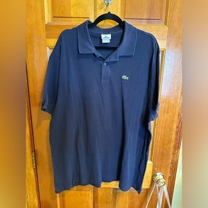 navy lacoste polo xl